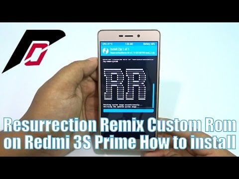 Resurrection Remix Custom Rom for Redmi 3S / Redmi 3S Prime | How to install