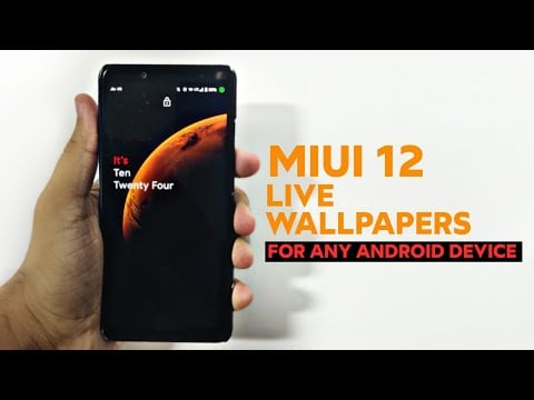 INSTALL MIUI 12 NEW LIVE WALLPAPERS IN ANY ANDROID DEVICE | w/DOWNLOAD LINK