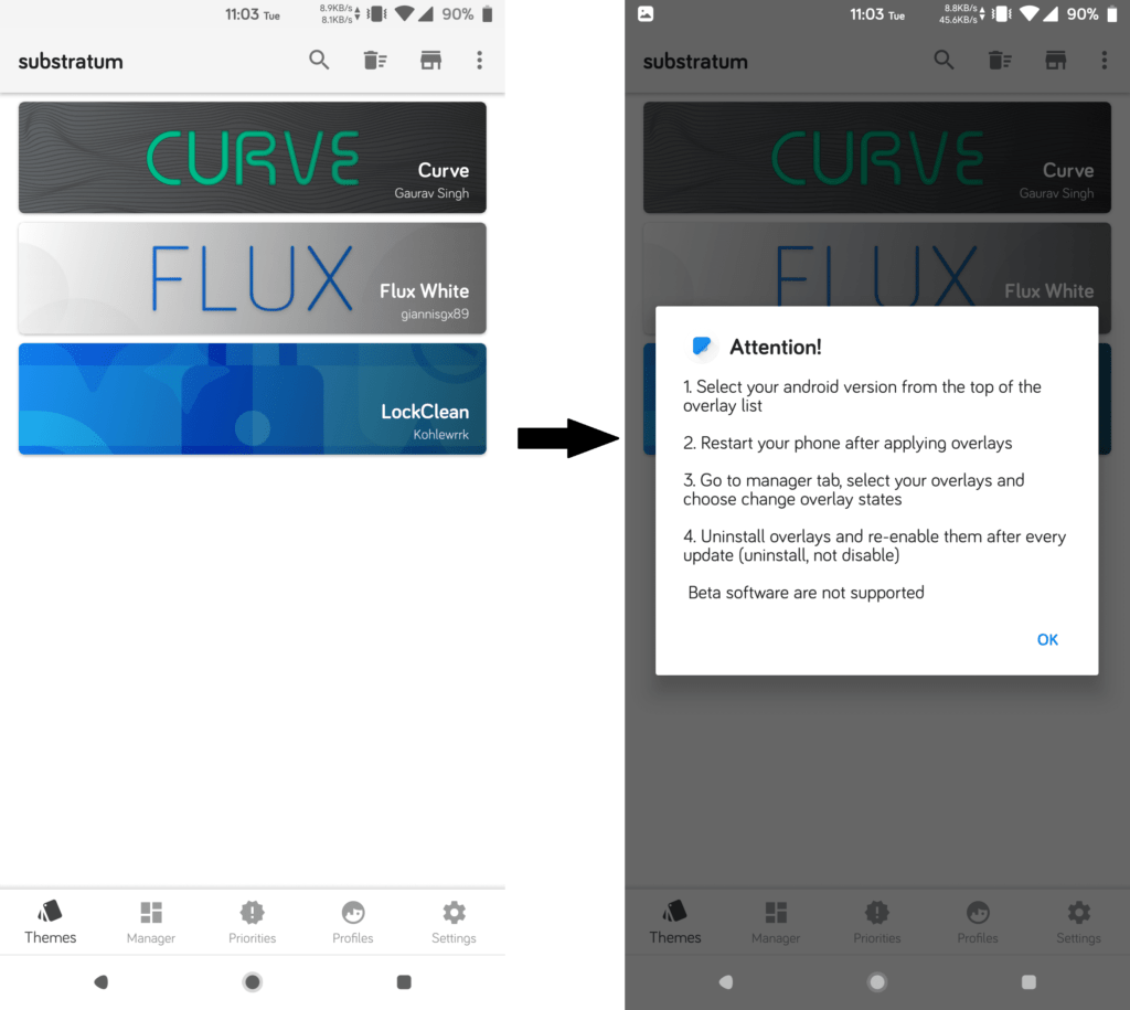 How to install Flux White